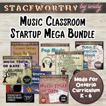 Preview of K-5 Elementary Music Teacher Back To School Ultimate Bundle for September