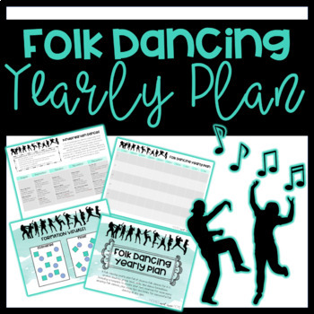 Preview of K-5 Folk Dancing Yearly Plan