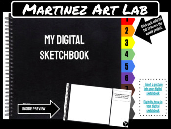 Preview of K-5 Interactive Digital Sketchbook