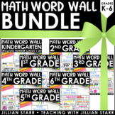 K-6 Math Word Wall Bundle - Vocabulary Cards