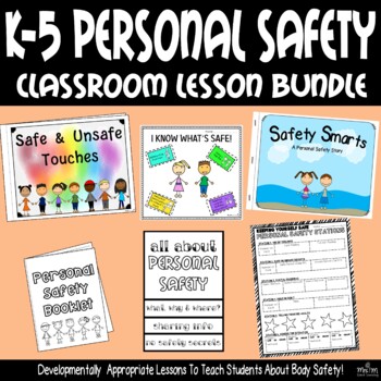 Preview of K-5 Personal Safety Classroom Lesson Bundle / Child Abuse Education & Prevention