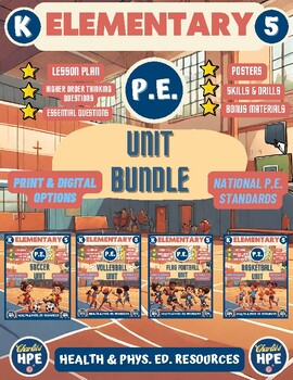 Preview of K-5 Physical Education Sports Unit Bundle