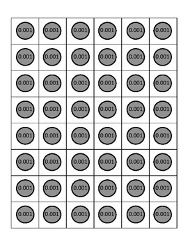 Preview of K-5 Place Value Disks