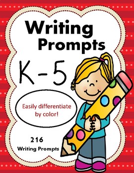 K-5 Writing Prompts by Teaching Triumph | TPT