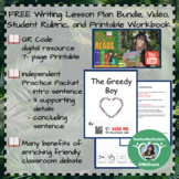 K-5 Writing Stubbornness v. Humility Lesson Plan+ Video Re