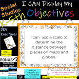 K-5th | Learning Objective Display | All Soc Studies| Sea 