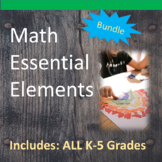 K-5th Math Essential Elements for Cognitive Disabilities: 