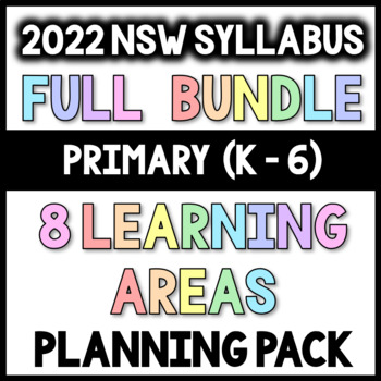 Preview of K-6 - 2022 NSW Syllabus - Curriculum Planning Pack