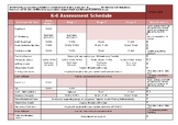 K-6 Assessment Schedule