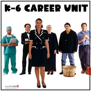 Preview of K-6 Career Unit Bundle | College and Careers