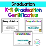 K - 6 Graduation Certificates