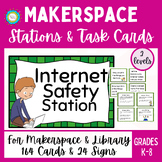 Makerspace Task Cards and Station Signs for K-6 Elementary