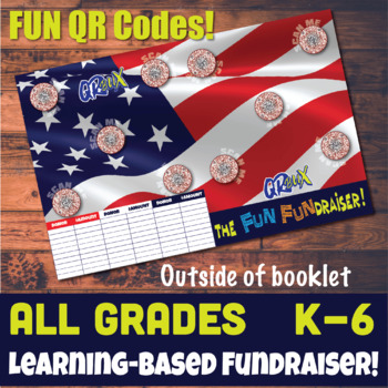 Preview of K-6 Primary Fundraiser PTO/PTA Learning QR Code Printable