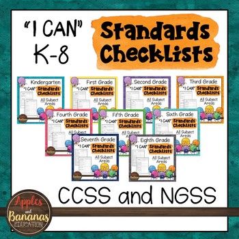 Preview of K-8 Standards Checklists