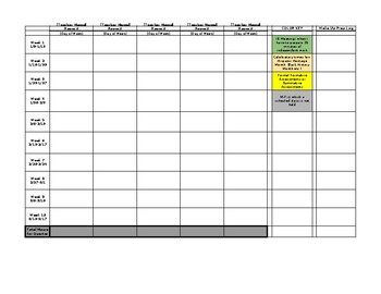 Preview of K-8 Teacher Quarterly Curriculum Planning Document