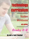 K-8 Technology Curriculum: Student Workbooks bundle