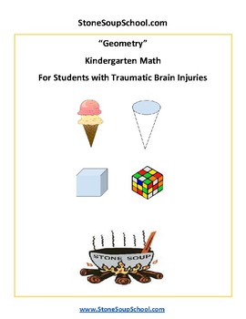 Preview of K CCS - Geometry For Students w/ Traumatic Brain Injuries