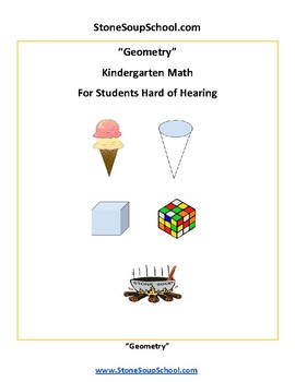 Preview of K, CCS: Geometry for Students Hard of Hearing