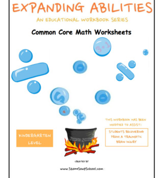 Preview of K, CCS: Math Bundle, Counting, M&D Alg, Geo, Base 10 for Students w/ TBI
