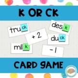 K, CK Spelling Rule Game