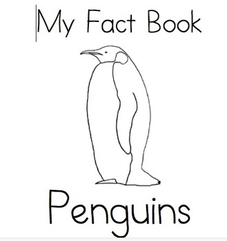 Preview of K Common core writing unit informative_Penguins