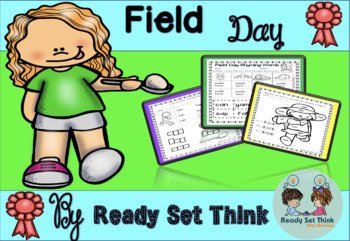 Preview of K Field Day Math and Literacy (Distance Learning)