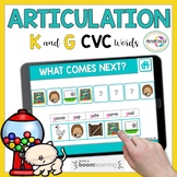 Articulation Boom Cards K & G | Initial & Final sounds for