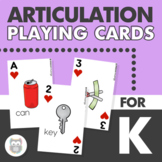 K Articulation Playing Cards - Outline + Color Printable D