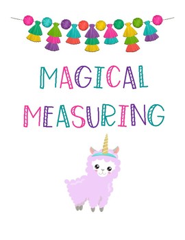 Preview of K.MD.A.1 Magical Measuring Book