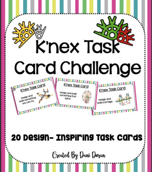 Preview of K'NEX Task Cards