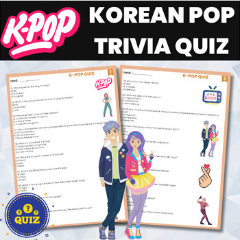 Preview of K-POP Trivia Quiz | KPOP Korean Pop Trivia Quiz | Pop Culture and KPop Music