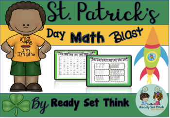 Preview of K St. Patrick’s Day Math Blast (Distance Learning)