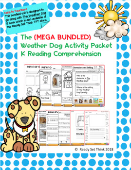 Preview of K The Weather Dog Activity Packet ELA/Reading Comprehension