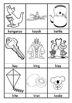 funny words that start with k
