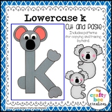 Letter K Craft | Koala Craft | Alphabet Crafts | Lowercase