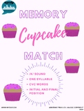K sound Cupcake Memory Match Game - initial and final /K/ 