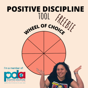 Preview of K to 4th Wheel of choice - Positive Discipline Resource
