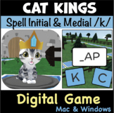 K vs. C (initial & medial /k/) DIGITAL SPELLING GAME