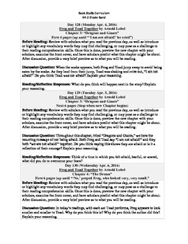 Preview of K4-2 Grade Band Reading Curriculum/Program (April)
