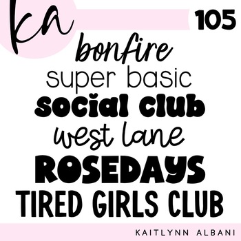 Preview of KA Fonts | Font Bundle - Set 105
