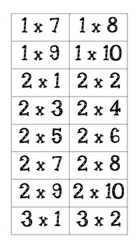 KABOOM Multiplication Math Facts (0-12) by Miss Cool's Classroom