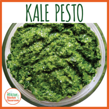 Preview of KALE PESTO RECIPE LESSON | COOKING WITH KIDS