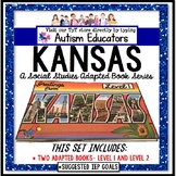 KANSAS State Symbols ADAPTED BOOK for Special Education an