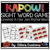 KAPOW! Sight Word Game Leveled A-I