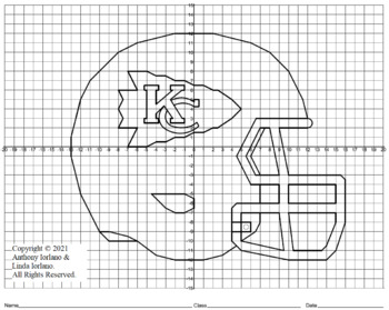 KC Chiefs Helmet (4-Quad) Mystery Picture (Distance Learning)