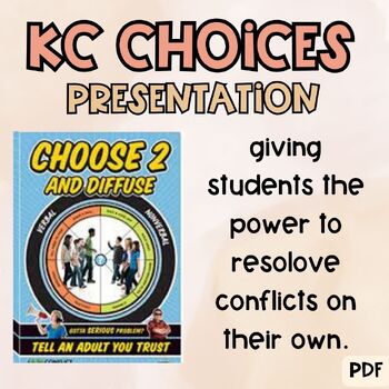 Preview of KC's Choices - Kelso's Choices 4th & 5th Grade Conflict Management PDF