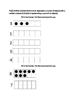 Preview of K.CC.3 Fun Activity