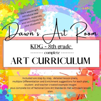 Preview of KDG - 8 Art Curriculum