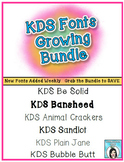KDS Fonts Endless Growing Bundle
