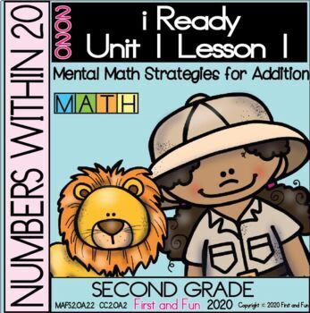 Preview of 2ND GRADE ADDITION STRATEGIES  iREADY MATH UNIT 1 LESSON 1